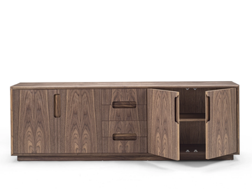 SOSPIRO - Solid wood sideboard with doors and drawers by Riva 1920 - view 2